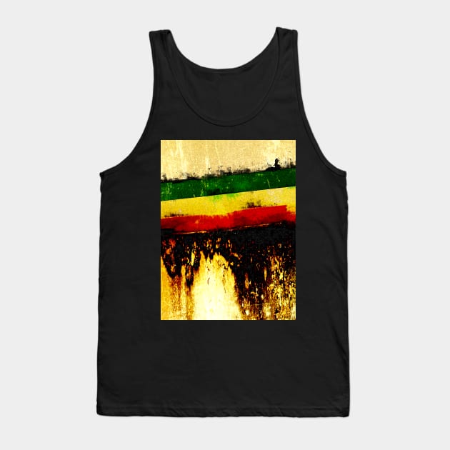 Rasta Grunge Tank Top by LionTuff79